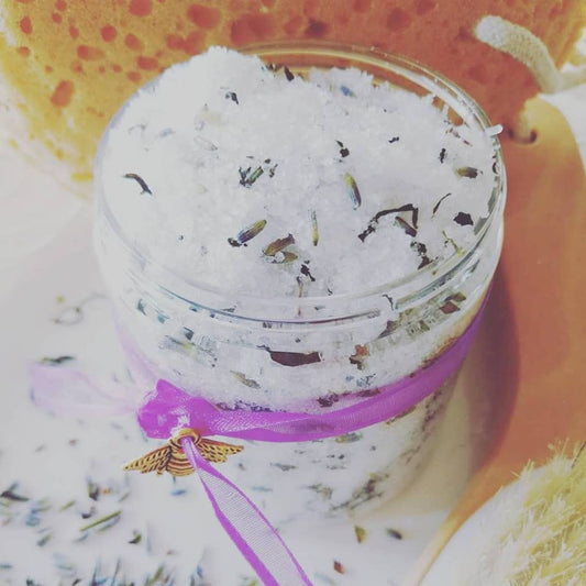 Green Tea & Lavender Bath Salt - 8 oz