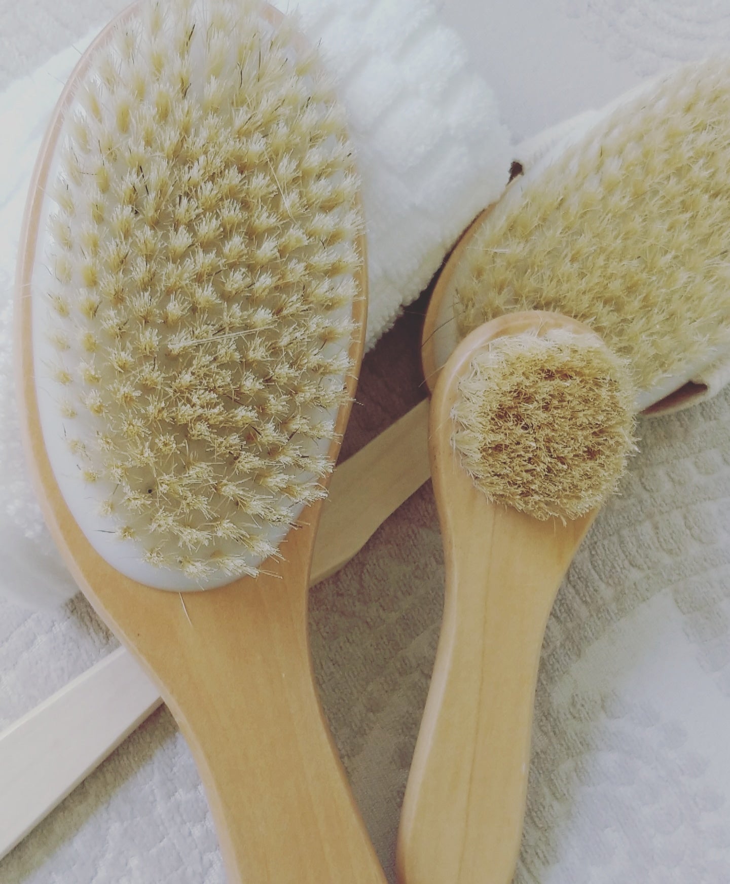 Natural Bristle Facial Dry/Wet Brush